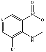 4-Pyridinamine, 3-bromo-N-methyl-5-nitro- Structure