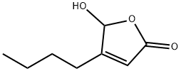 2(5H)-Furanone, 4-butyl-5-hydroxy- (9CI) Structure