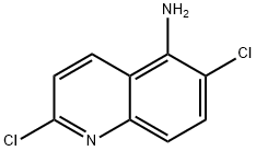 2,6-二氯-5-氨基喹啉,607380-28-9,结构式