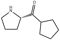 Methanone, cyclopentyl(2S)-2-pyrrolidinyl- (9CI) Structure