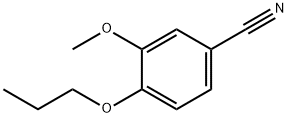 3-METHOXY-4-PROPOXYBENZONITRILE Struktur