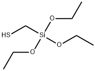 (Mercaptomethyl)triethoxysilane Struktur