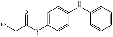 2-mercapto-N-[4-(phenylamino)phenyl]acetamide 结构式