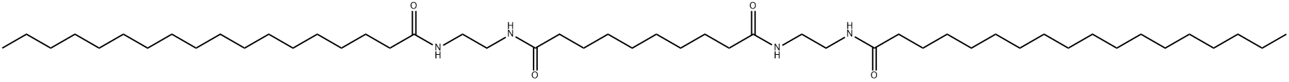 n,n'-bis[2-[(1-oxooctadecyl)amino]ethyl]-decanediamid Structure