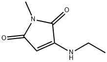 1H-Pyrrole-2,5-dione, 3-(ethylamino)-1-methyl- (9CI) Structure