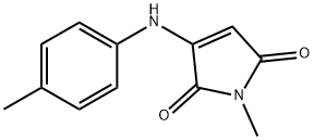 1H-Pyrrole-2,5-dione, 1-methyl-3-[(4-methylphenyl)amino]- (9CI),607692-31-9,结构式