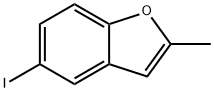 5-碘-2-甲基苯并呋喃 结构式