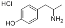 4-hydroxyamphetamine hydrochloride,6078-07-5,结构式