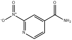 2-NITROPYRIDINE-4-CARBAMIDE 化学構造式
