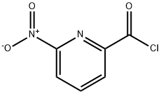 2-Pyridinecarbonyl chloride, 6-nitro- (9CI) 化学構造式