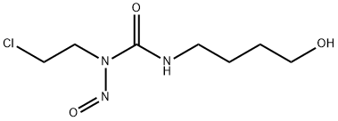 1-(2-Chloroethyl)-3-(4-hydroxybutyl)-1-nitrosourea Struktur