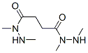 Succinic acid dimethyl hydrazide Structure