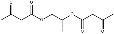 丙烷-1,2-二基二乙酰乙酸酯,6079-90-9,结构式