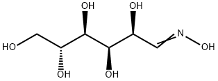 (6E)-6-hydroxyiminohexane-1,2,3,4,5-pentol 化学構造式