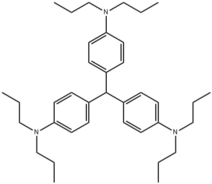 4,4',4''-methylidynetris[N,N-dipropylaniline] Structure