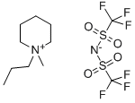 1-甲基-1-丙基哌啶双三氟甲基磺酰亚胺盐,608140-12-1,结构式