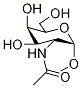 2-乙酰氨基-2-脱氧-A-D-半乳糖甲苷,6082-22-0,结构式