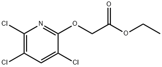 Acetic acid, (3,5,6-trichloro-2-pyridinyl)oxy-, ethyl ester,60825-27-6,结构式
