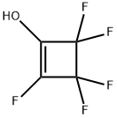 1-Cyclobuten-1-ol,  2,3,3,4,4-pentafluoro- Struktur