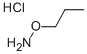 1-(AMMONIOOXY)PROPANE CHLORIDE Structure