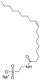 2-[[(Z)-1-オキソ-9-オクタデセニル]アミノ]エタンスルホン酸ナトリウム 化学構造式