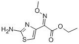 2-アミノ-α-(メトキシイミノ)-4-チアゾール酢酸エチル 化学構造式