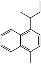 1-methyl-4-(1-methylpropyl)naphthalene 结构式