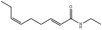 N-ETHYL(E)-2,(Z)-6-NONADIENAMIDE Structure