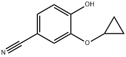 Benzonitrile, 3-(cyclopropyloxy)-4-hydroxy- (9CI) 化学構造式