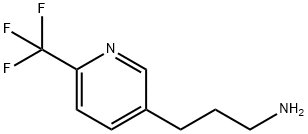 3-PYRIDINEPROPANAMINE, 6-(TRIFLUOROMETHYL)-,608515-25-9,结构式