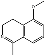 Isoquinoline, 3,4-dihydro-5-methoxy-1-methyl- (9CI),608519-36-4,结构式