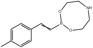 4-METHYL-BETA-STYRYLBORONIC ACID DIETHANOLAMINE ESTER|4-甲基-苯乙烯基硼酸二乙醇胺酯