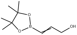 (E)-3-(4,4,5,5-四甲基-1,3,2-二氧杂戊硼烷-2-基)-2-丙烯-1-醇, 608534-39-0, 结构式