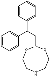 2,2-DIPHENYL-1-ETHYLBORONIC ACID DIETHANOLAMINE ESTER Struktur