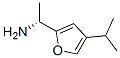 2-Furanmethanamine,alpha-methyl-4-(1-methylethyl)-,(alphaR)-(9CI) Structure