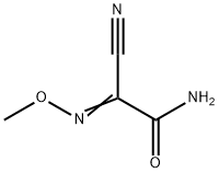 2-Methoxyimino-2-cyanoacetamide 化学構造式