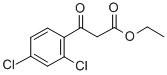 2',4'-二氯苯甲酰基乙酸乙酯,60868-41-9,结构式