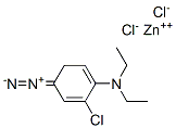 P-DIAZO-O-CHLORO-N N-DIETHYLANILINE ZINC CHLORIDE,60869-68-3,结构式