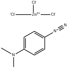 4-(Dimethylamino)benzenediazonium trichlorozincate Struktur