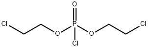 bis(2-chloroethyl) chlorophosphate  Structure