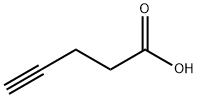 4-ペンチン酸 化学構造式