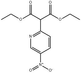 DIETHYL (5-NITROPYRIDIN-2-YL)MALONATE 化学構造式