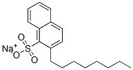 2-Octyl-1-naphthalenesulfonic acid sodium salt Structure