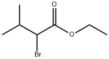 2-ブロモ-3-メチル酪酸エチル 化学構造式