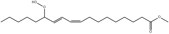 methyl 13-hydroperoxy-9,11-octadecadienoate Struktur