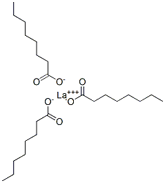 lanthanum(3+) octanoate Struktur
