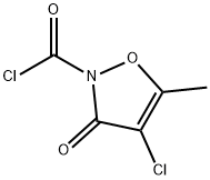 2(3H)-Isoxazolecarbonylchloride,4-chloro-5-methyl-3-oxo-(9CI) Struktur