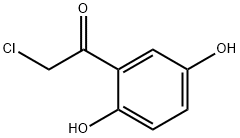 2-chloro-2-5-dihydroxyacetophenone Structure