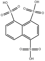 1,4,5-ナフタレントリスルホン酸 化学構造式
