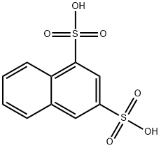 1,3-ナフタレンジスルホン酸 化学構造式